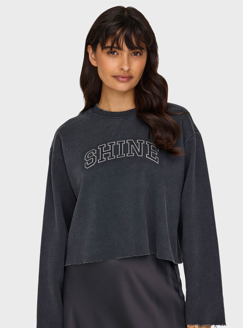 Only Callie Stones O-Neck Sweater - Black