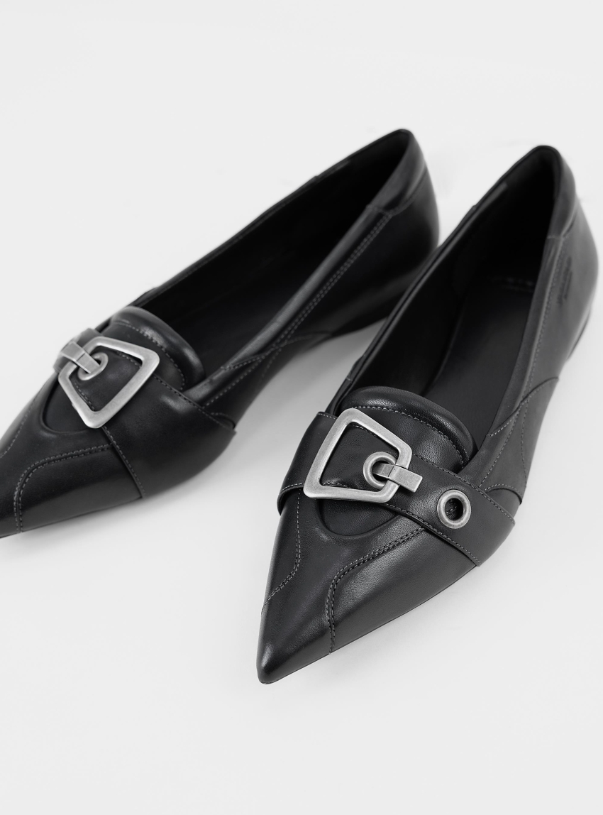 Vagabond Hermine Flats - Black