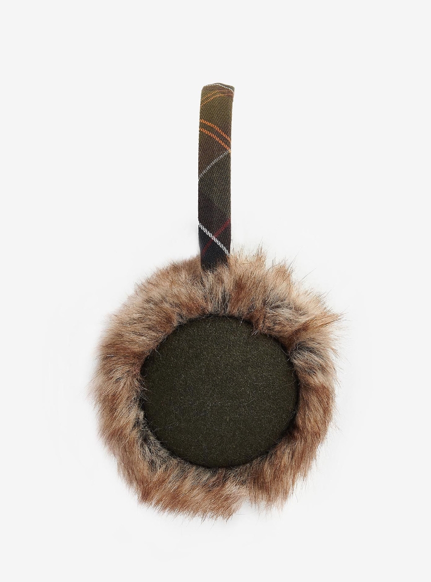 Barbour Barrhill Faux-Fur Ear Muffs - Tartan