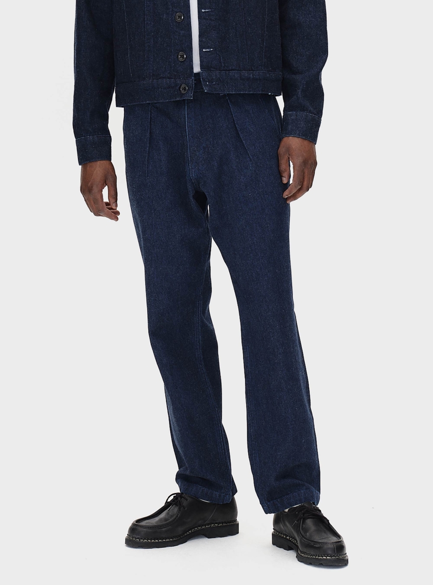 Gabba Kyoto Brush Relaxed Fit Jeans - Unwashed Denim