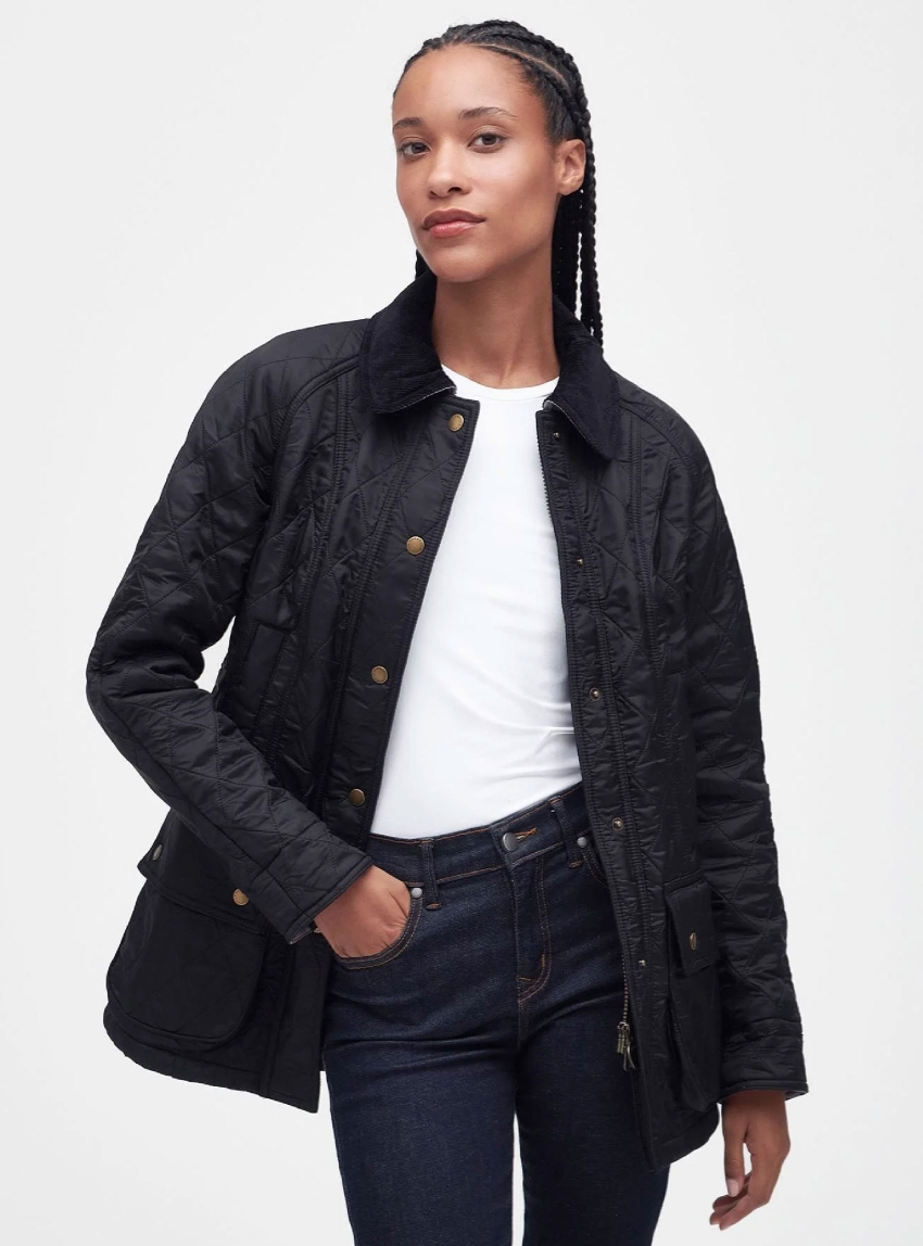 Barbour Beadnell Polarquilt Jacket - Black