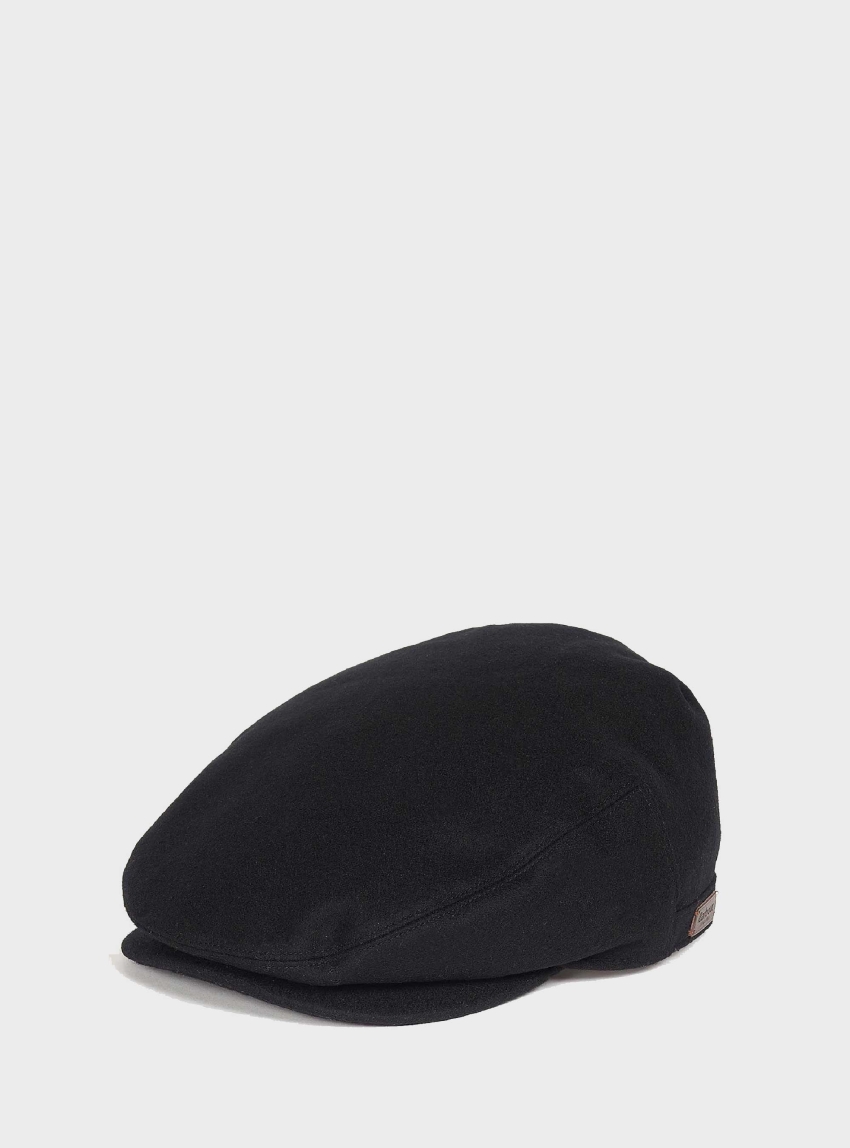 Barbour Redshore Flat Cap - Black