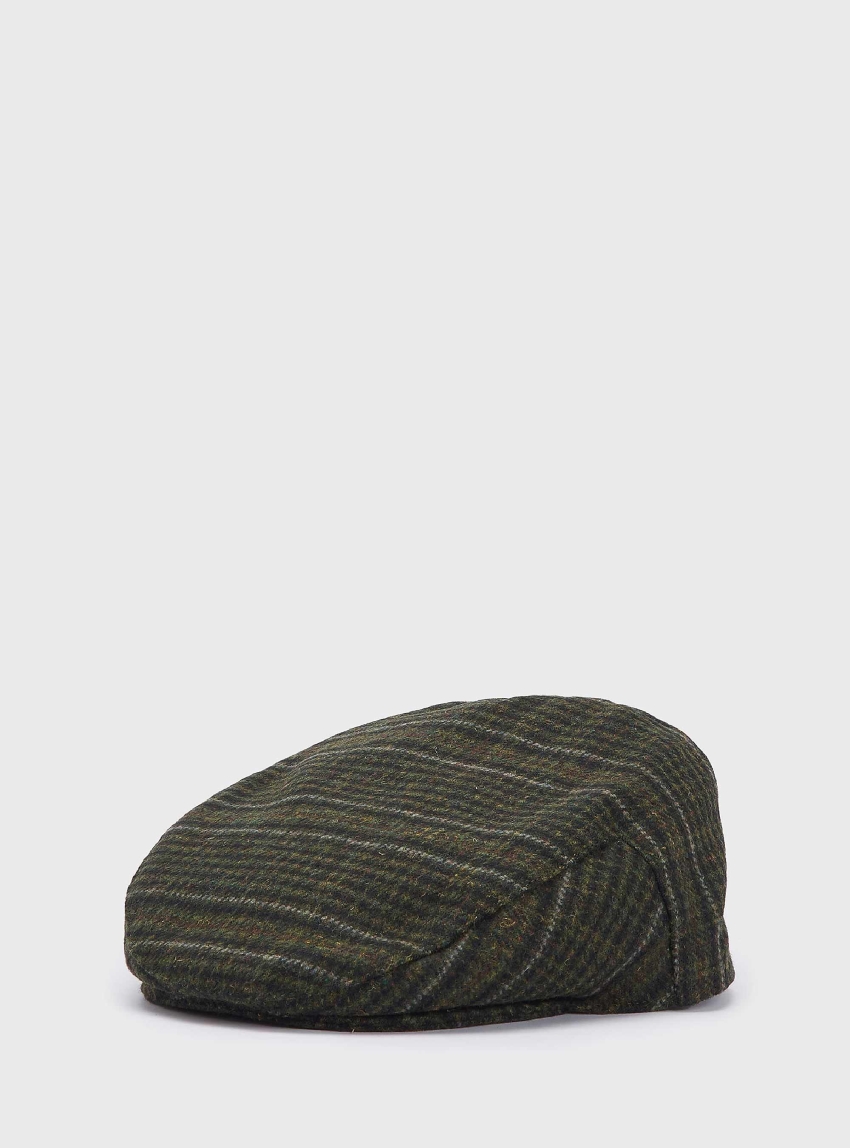 Barbour Wilkin Flat Cap - Olive 