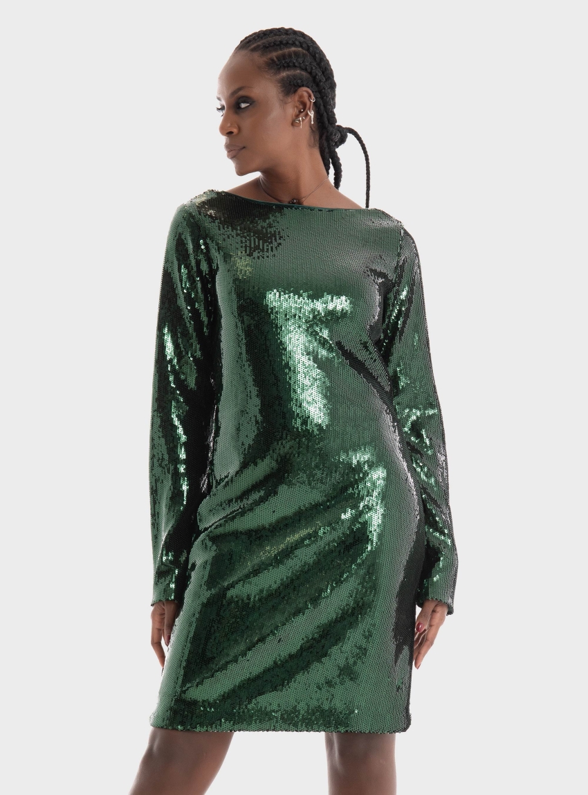 BOSS Dress Emaxa - Dark Green