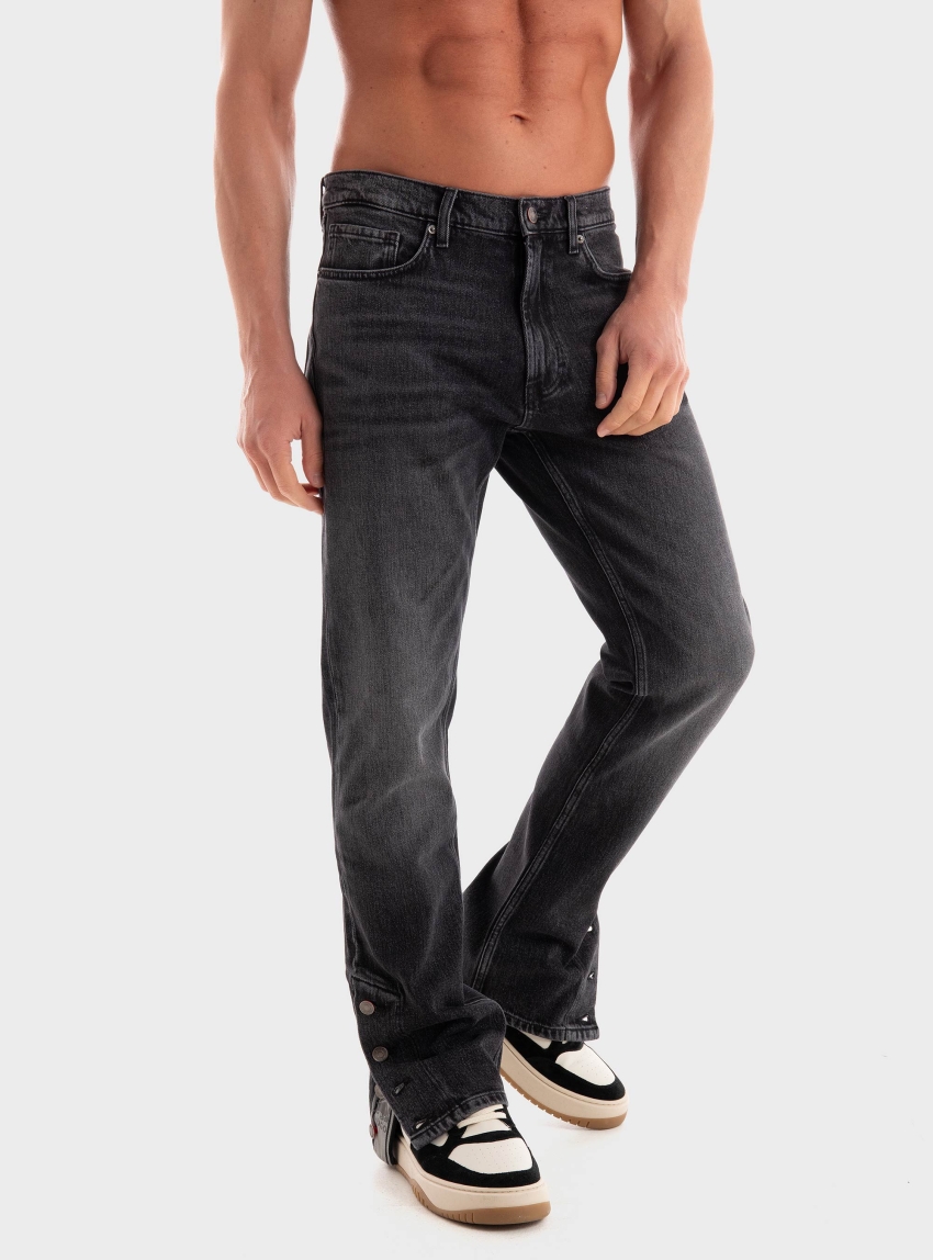 HUGO X Racing Bull Regular Fit Jeans HUGO 640_RB - Black