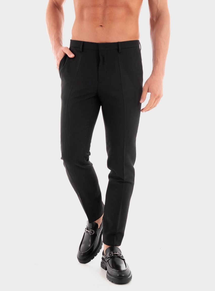 HUGO Extra Slim Fit Trousers Hesten232X - Black