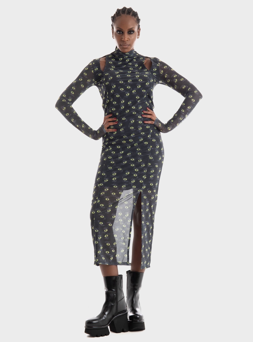 HUGO Slim Fit Dress Noslin - Black & White