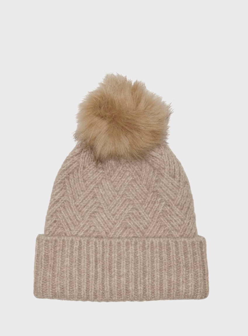 Only Kate Knitted Beanie - Beige