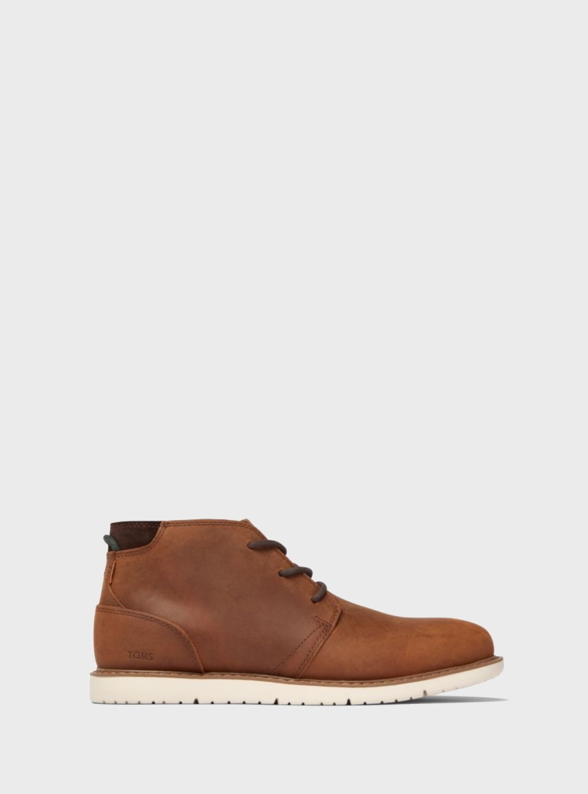 Toms Navi Ankle Boots - Chestnut