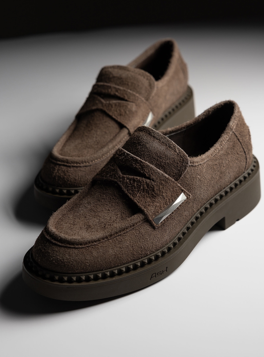 Ash Medusa Loafers - Dark Beige