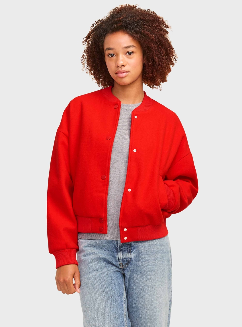 JJXX Sara Bomber Jacket - Red