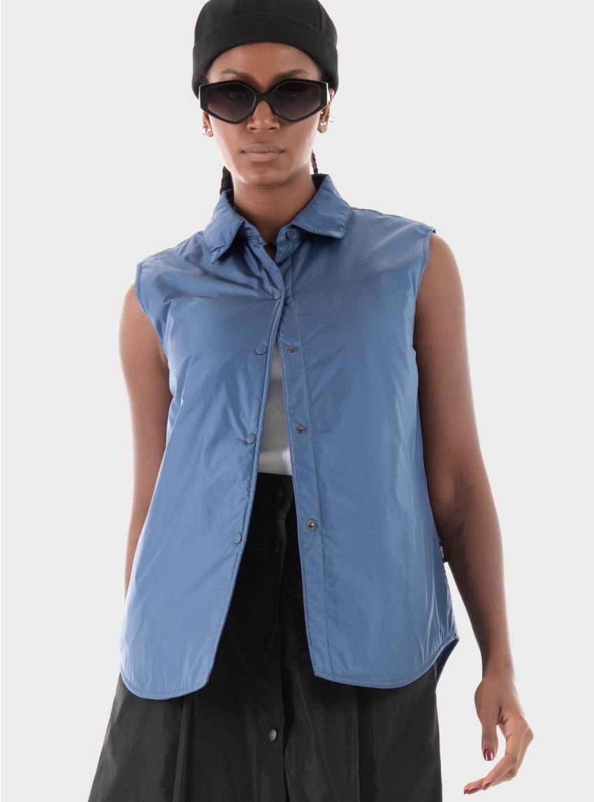 Aspesi Nylon Gilet - Blue