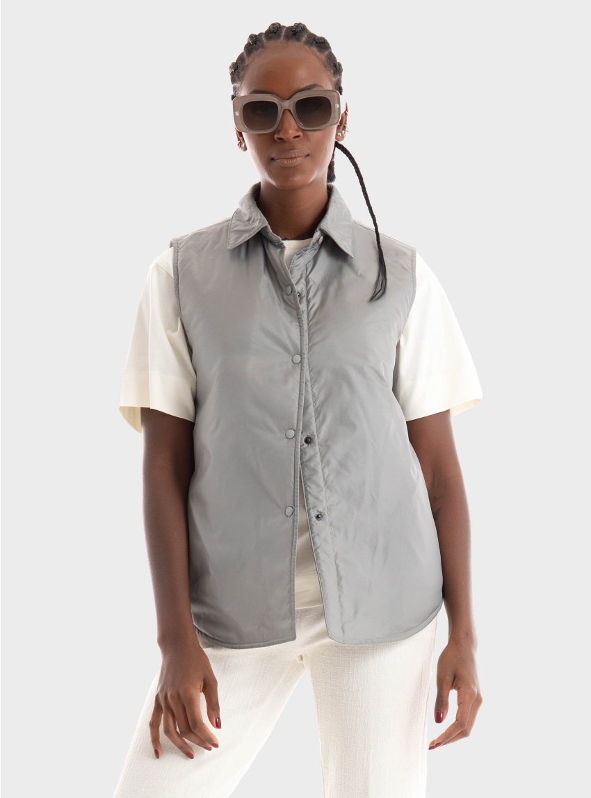 Aspesi Nylon Gilet - Grey