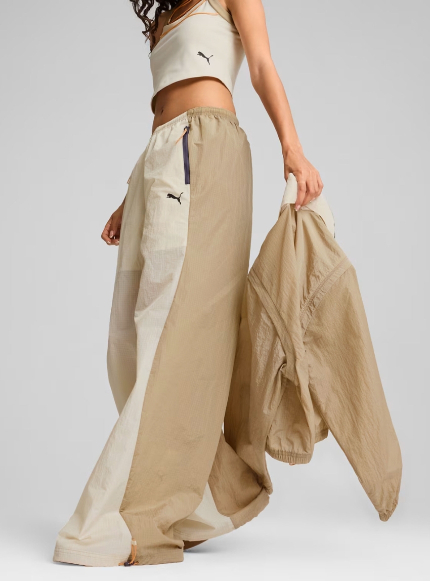 Puma DARE TO Parachute Pants WV - Beige