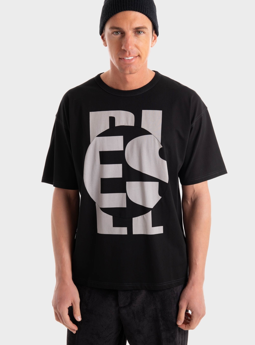 Diesel T-BOXT-CIRCLE T-SHIRT - Black