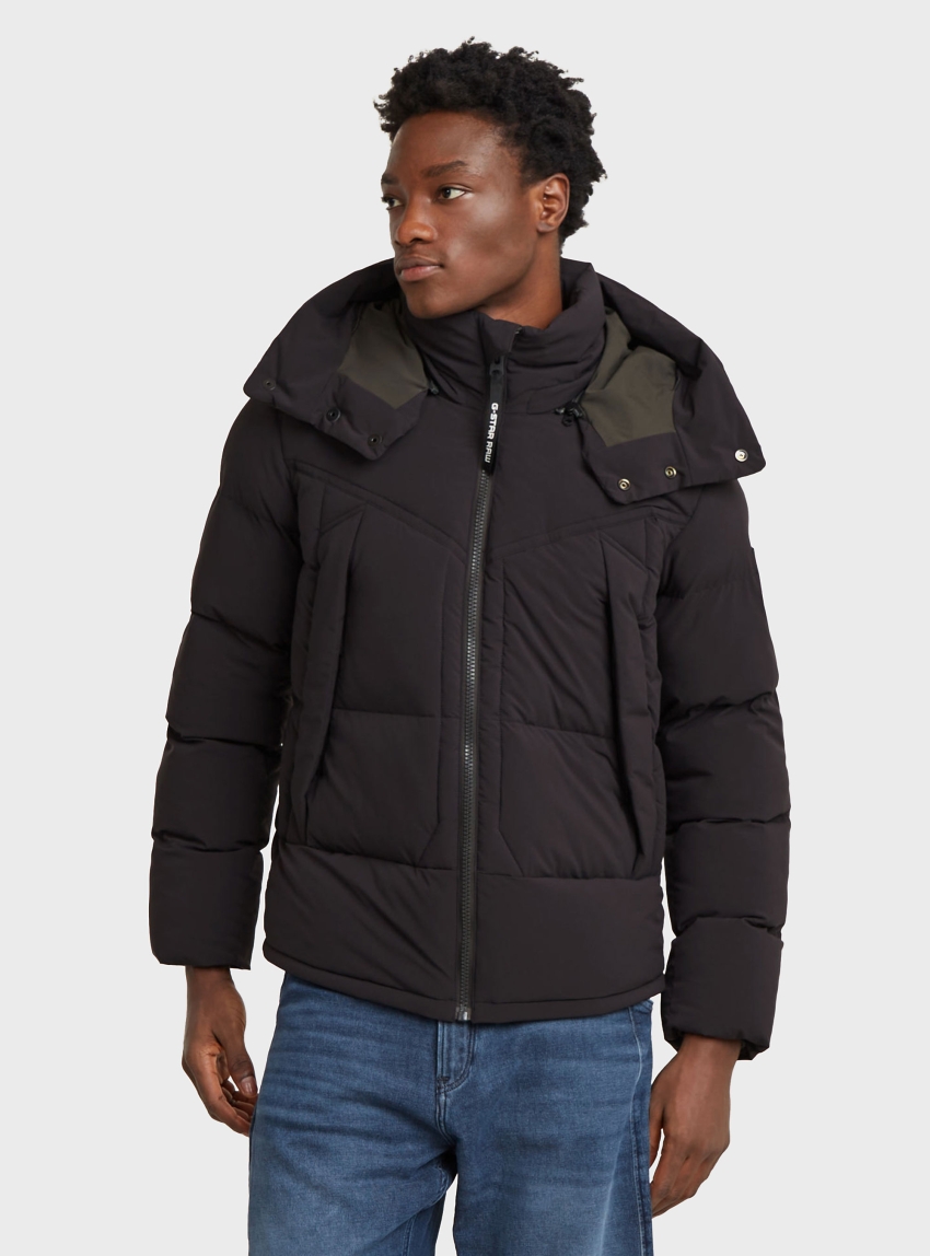 G-Star G- Whistler Padded Hooded Jacket 2.0 - Black