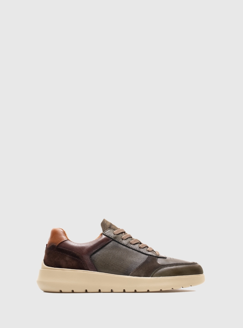 Ambitious HOVER Mixed Sneakers - Olive 