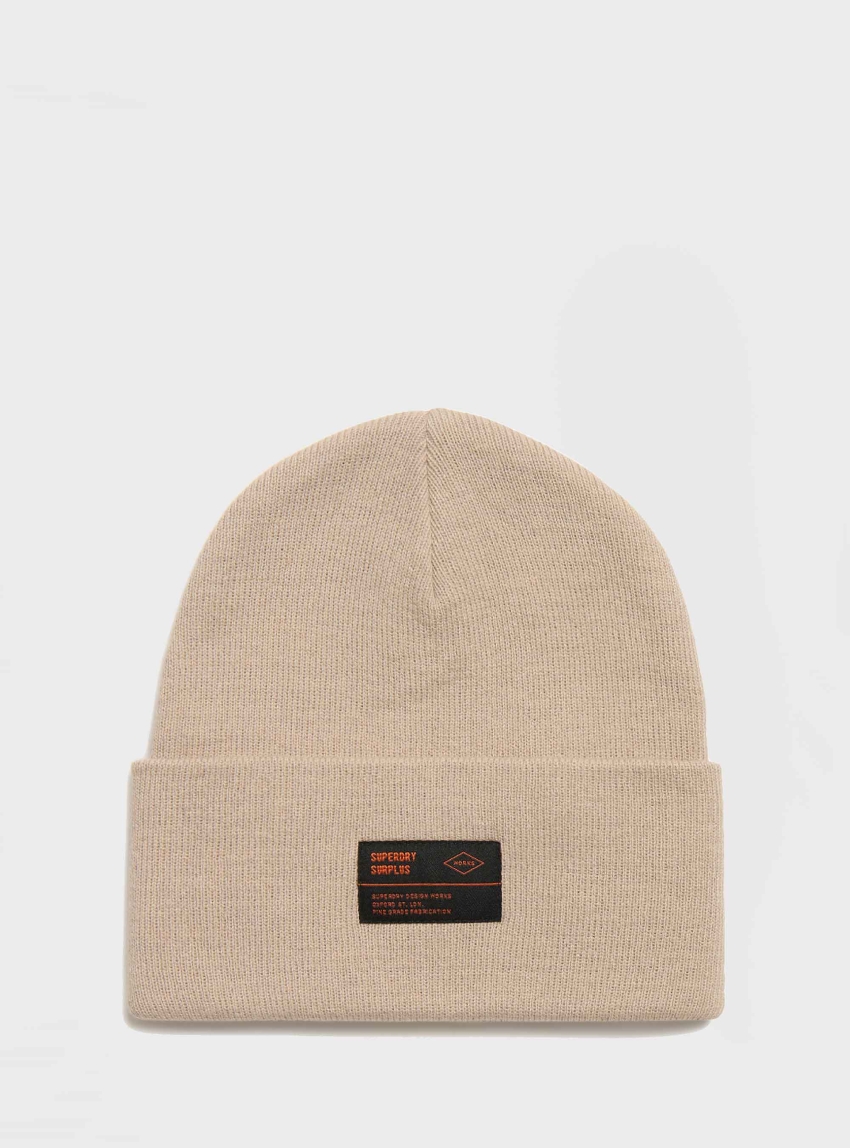 Superdry Surplus Knitted Beanie - Grey