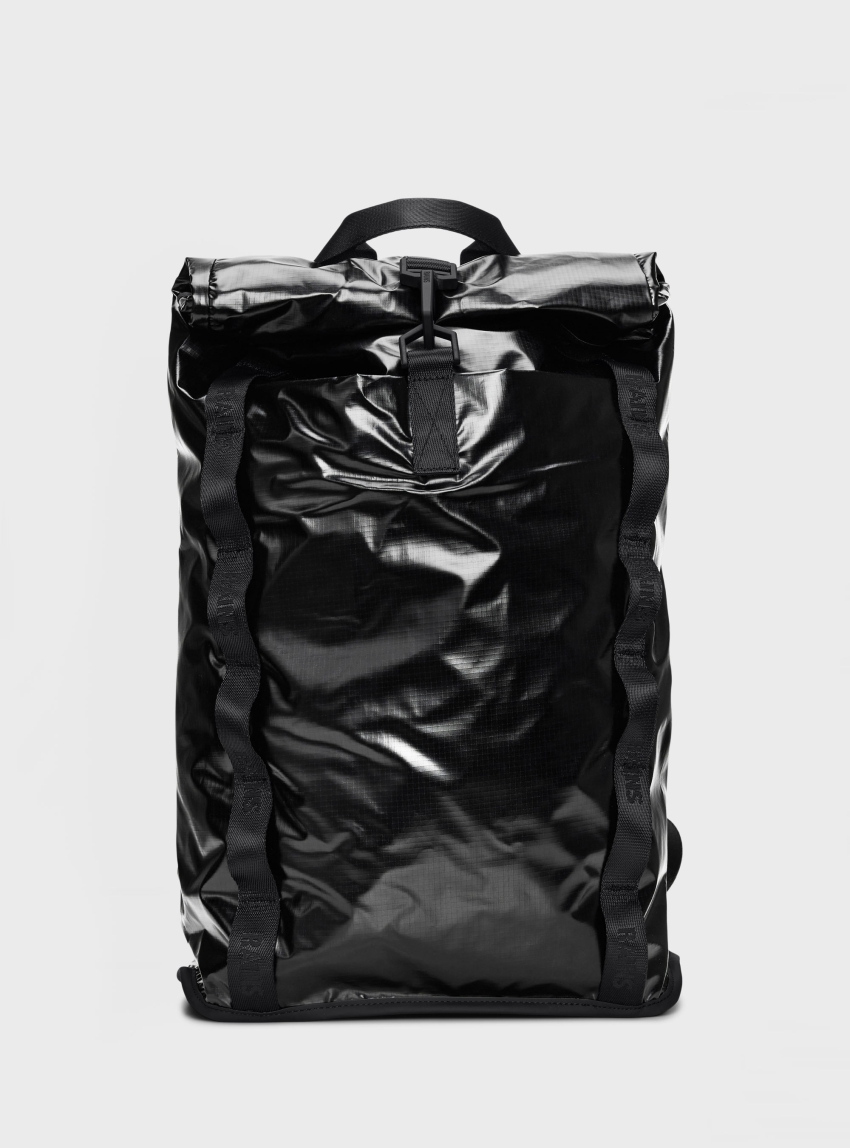 Rains Sibu Rolltop Rucksack - Black