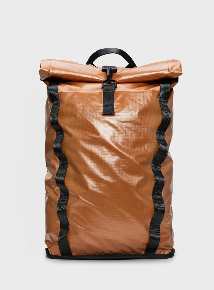Rains Sibu Rolltop Rucksack - Rust