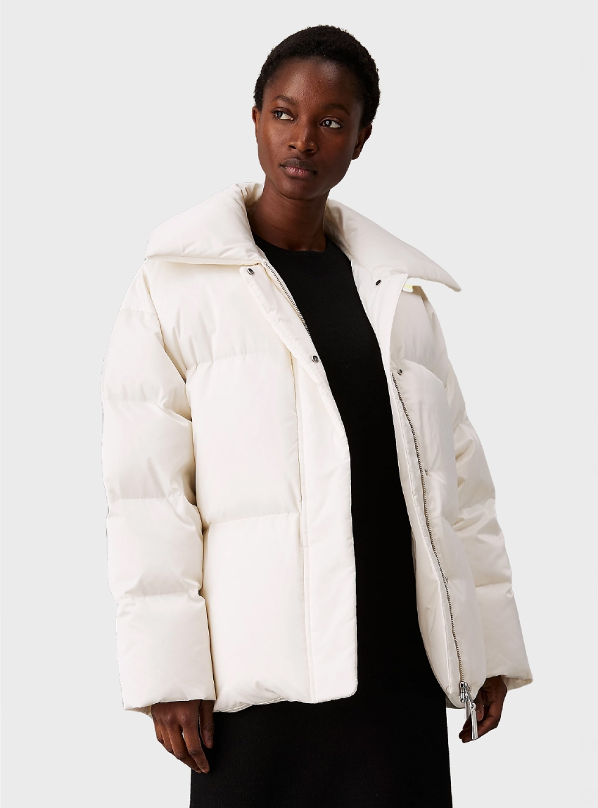 Calvin Klein Oversized Padded Down Jacket - Off White