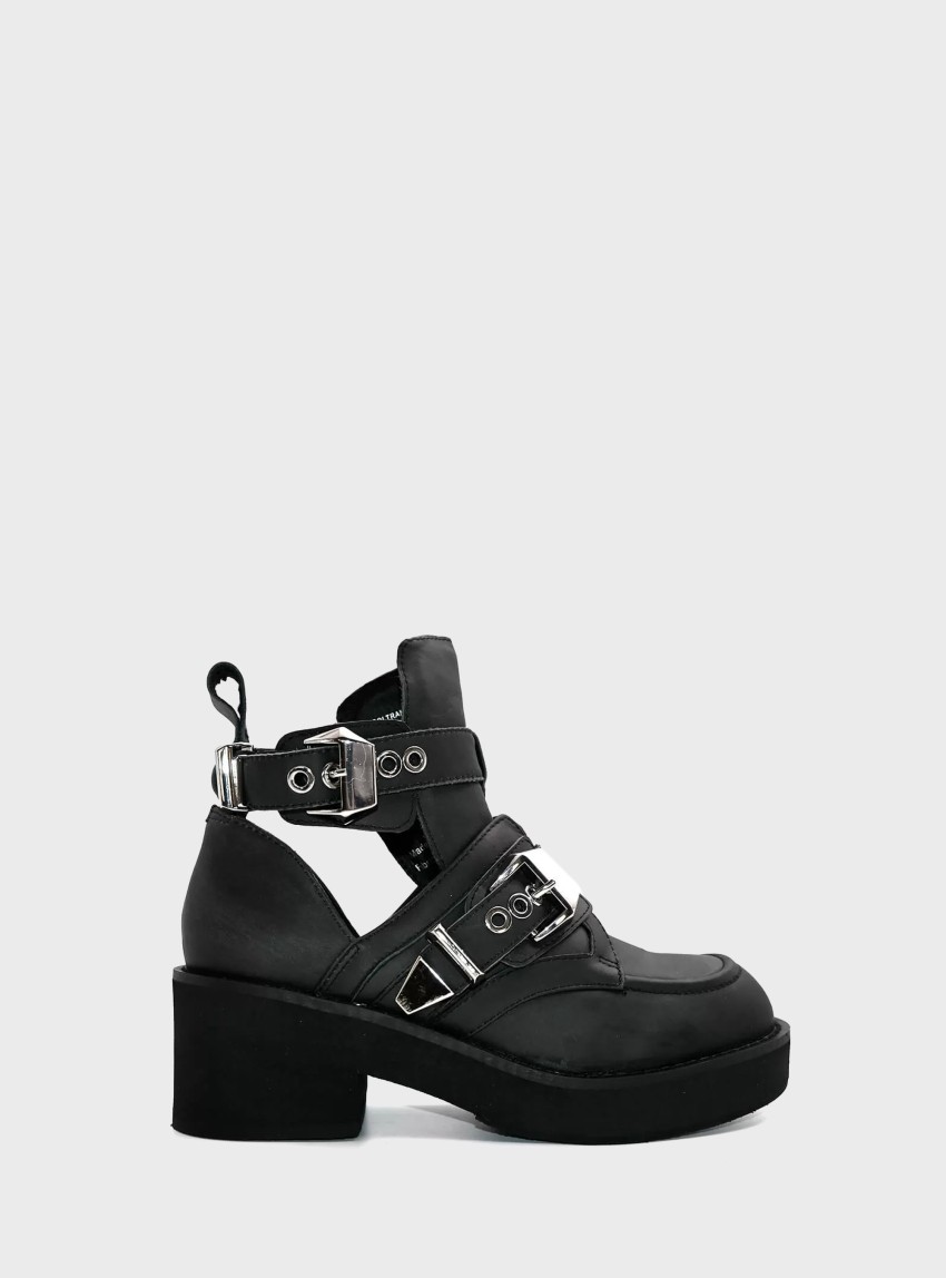 Jeffrey Campbell Coltrane Ankle Boots - Black