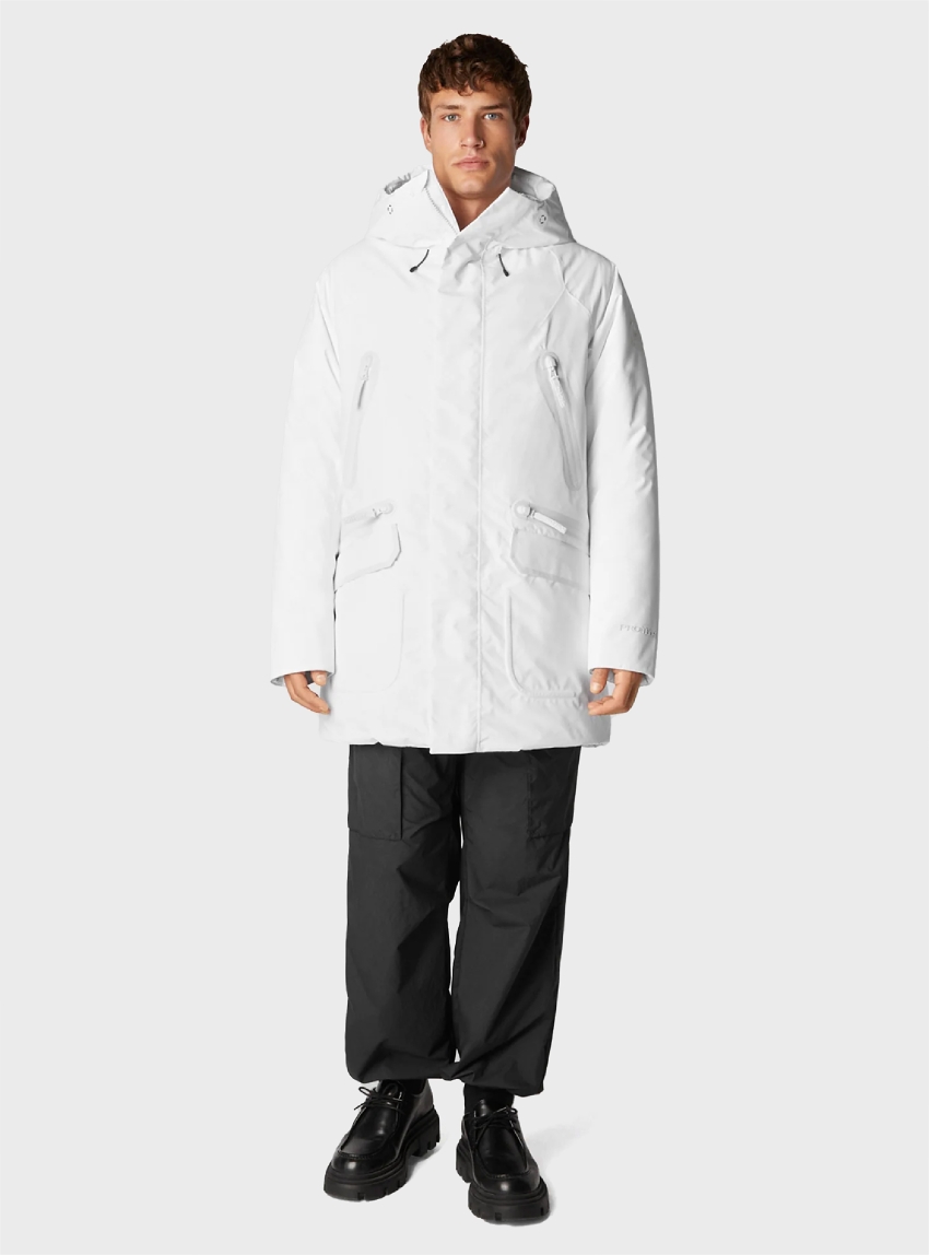 Save The Duck Harvey Hooded Parka - White