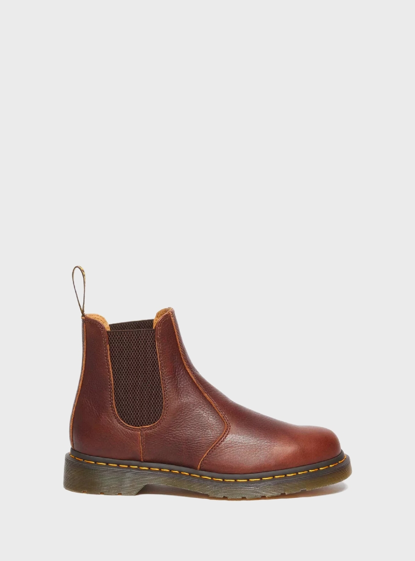 Dr Martens 2976 Ambassador Soft Leather Chelsea Boots - Cognac