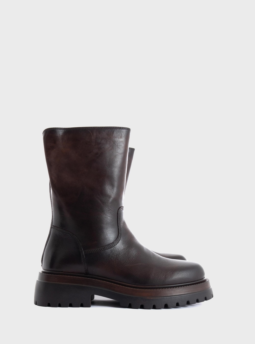 Dei Colli Ankle Boots - Brown