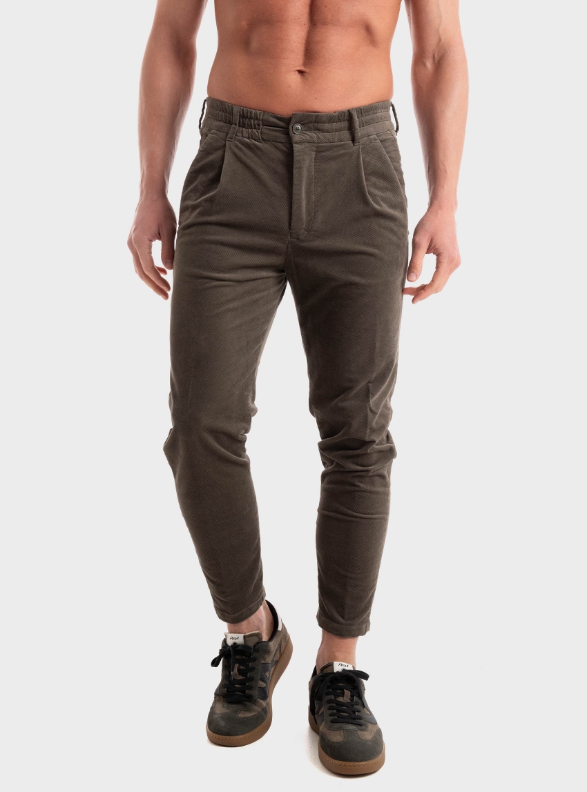 Drykorn Pleated Trousers - Dark Green