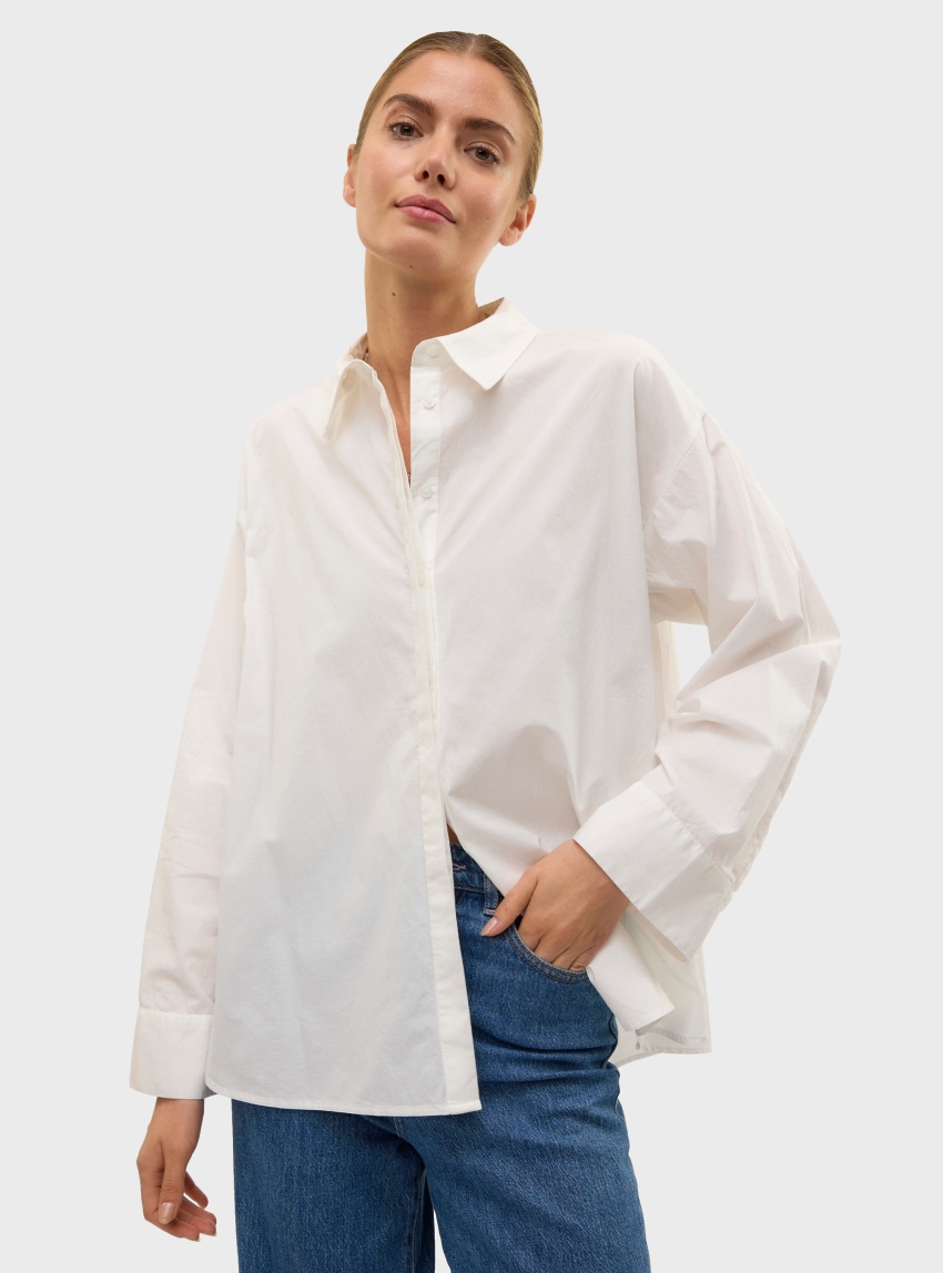Vero Moda Nix Loose Shirt - White