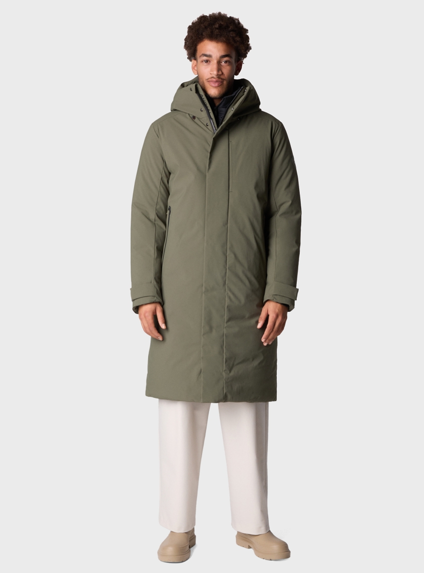 Save The Duck Roderick Hooded Parka - Olive 