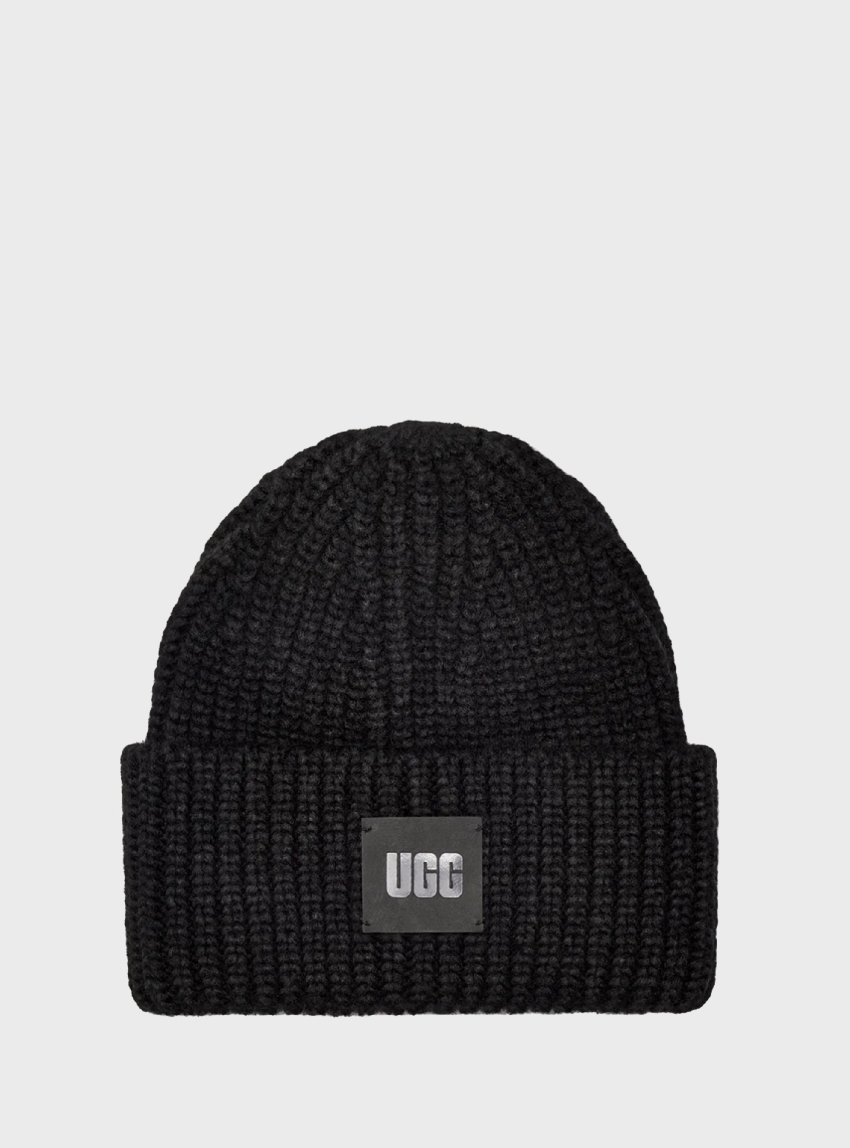 UGG Chunky Rib Beanie - Black