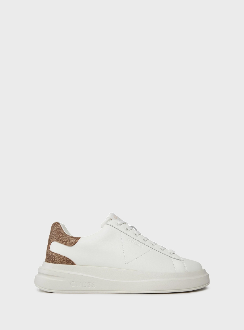 Guess Elba 4G Logo Sneakers - White