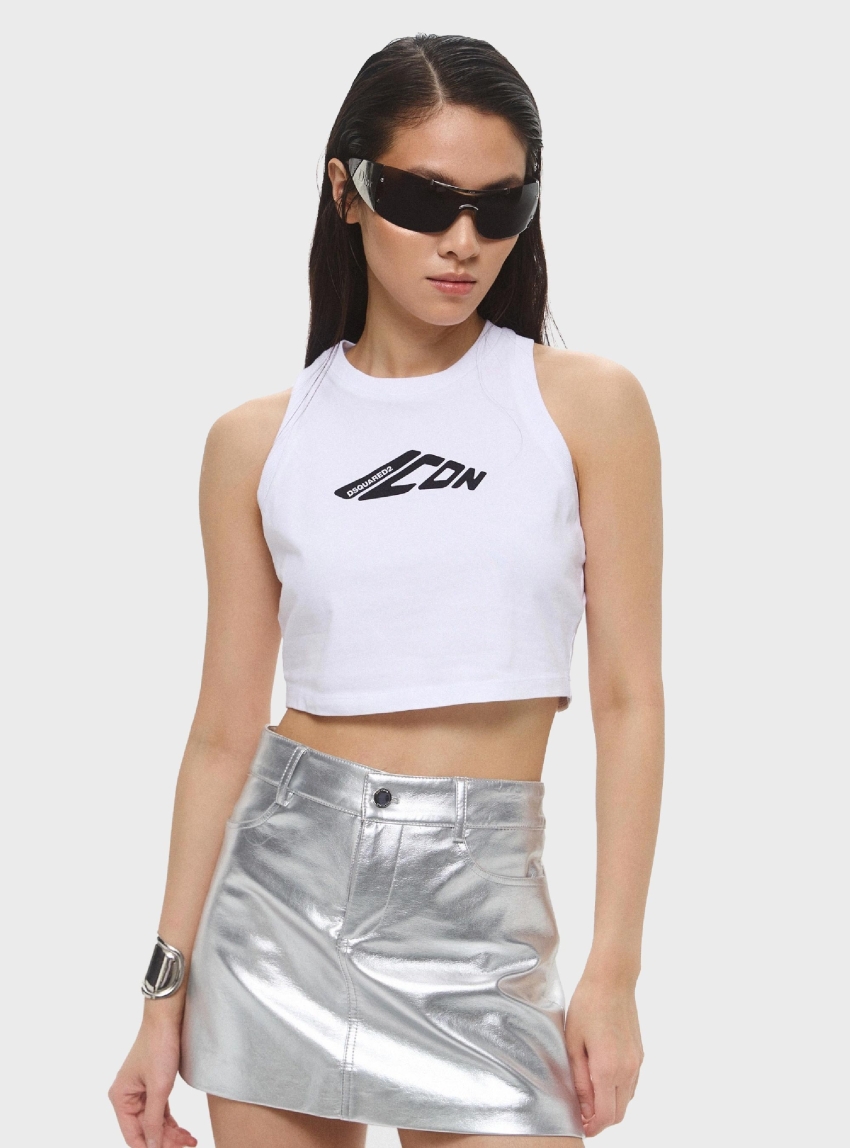 Dsquared Icon New Generation Tank Top - White
