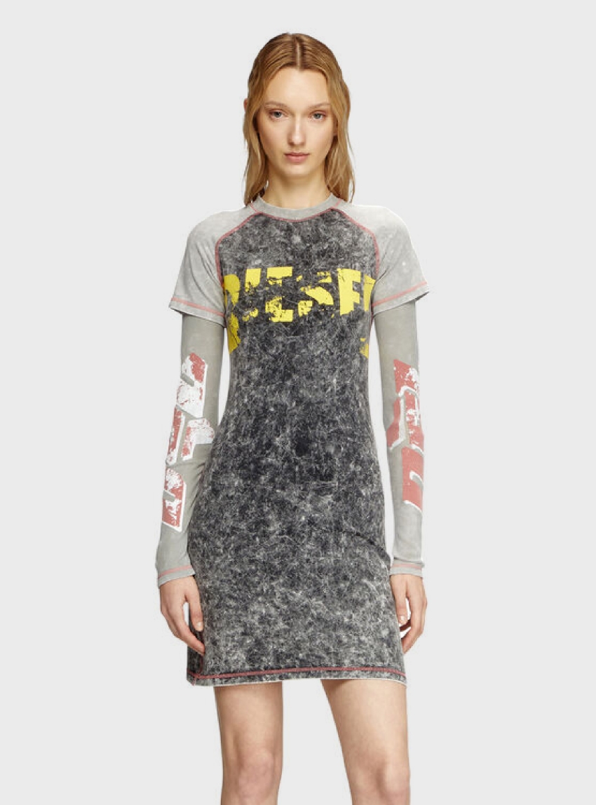 Diesel D-Buxt-Q1 Dress - Grey