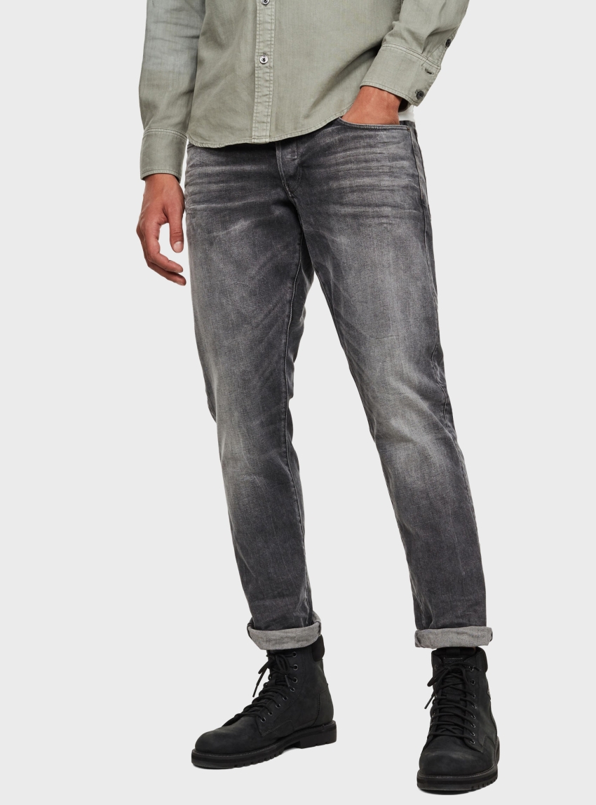 G-Star 3327 Regular Tapered Jeans - Black