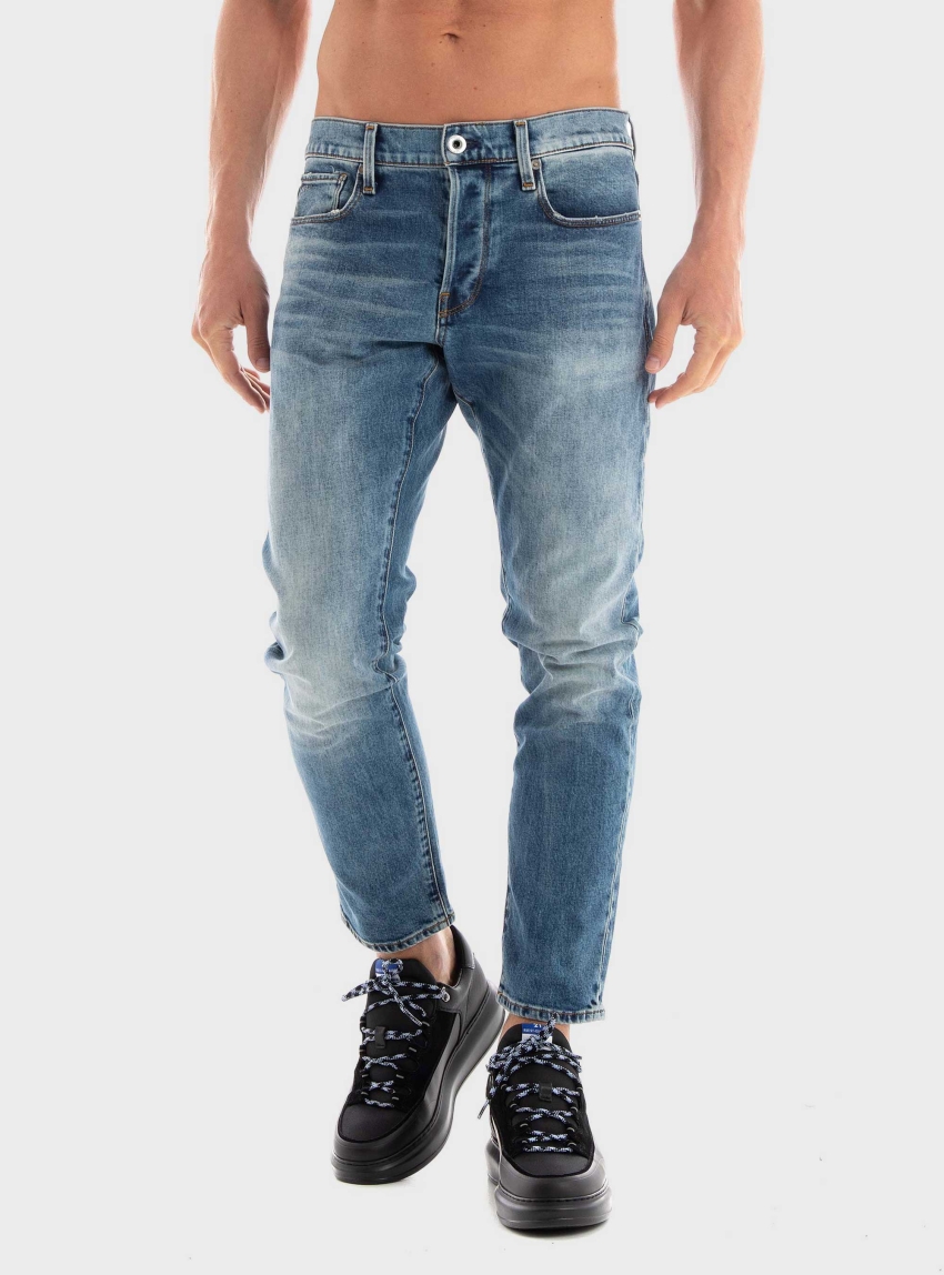 G-Star 3318 Regular Tapered Jeans - Dark Aged Denim