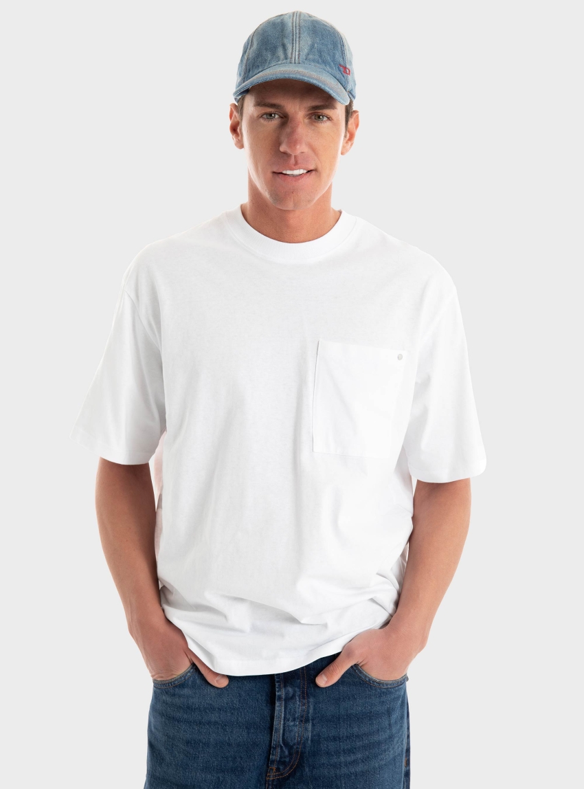 Jack & Jones Jcoconcrete Pocket Tee - White