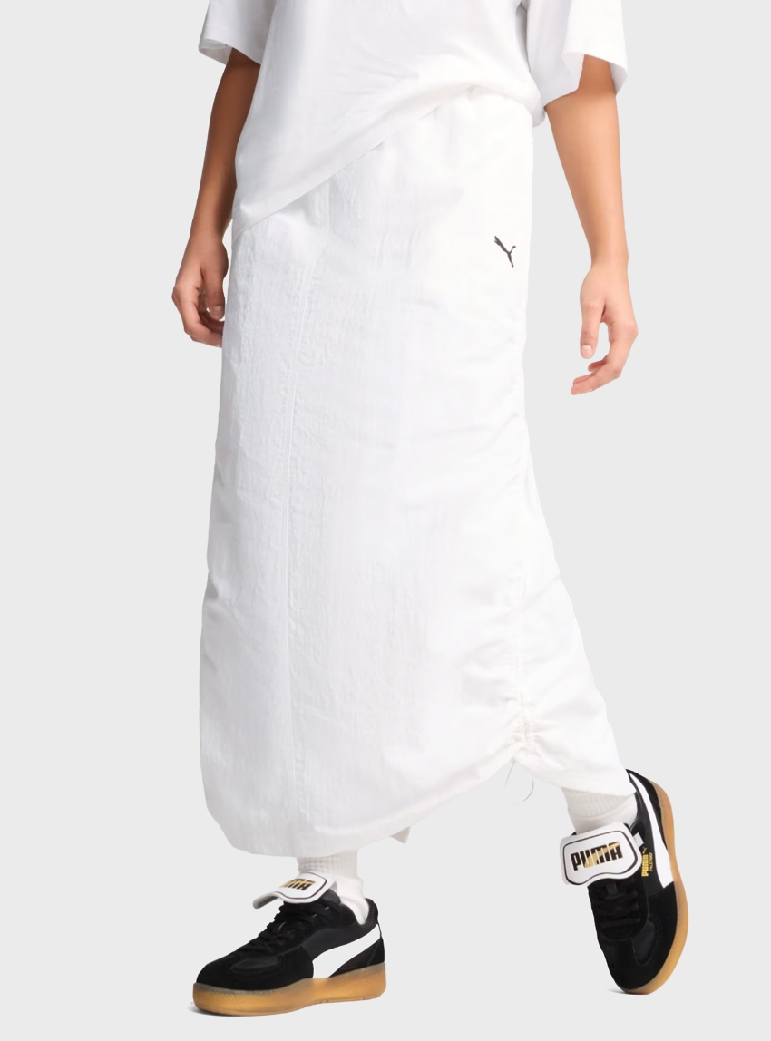 Puma WARDROBE ESS Woven Maxi Skirt - White