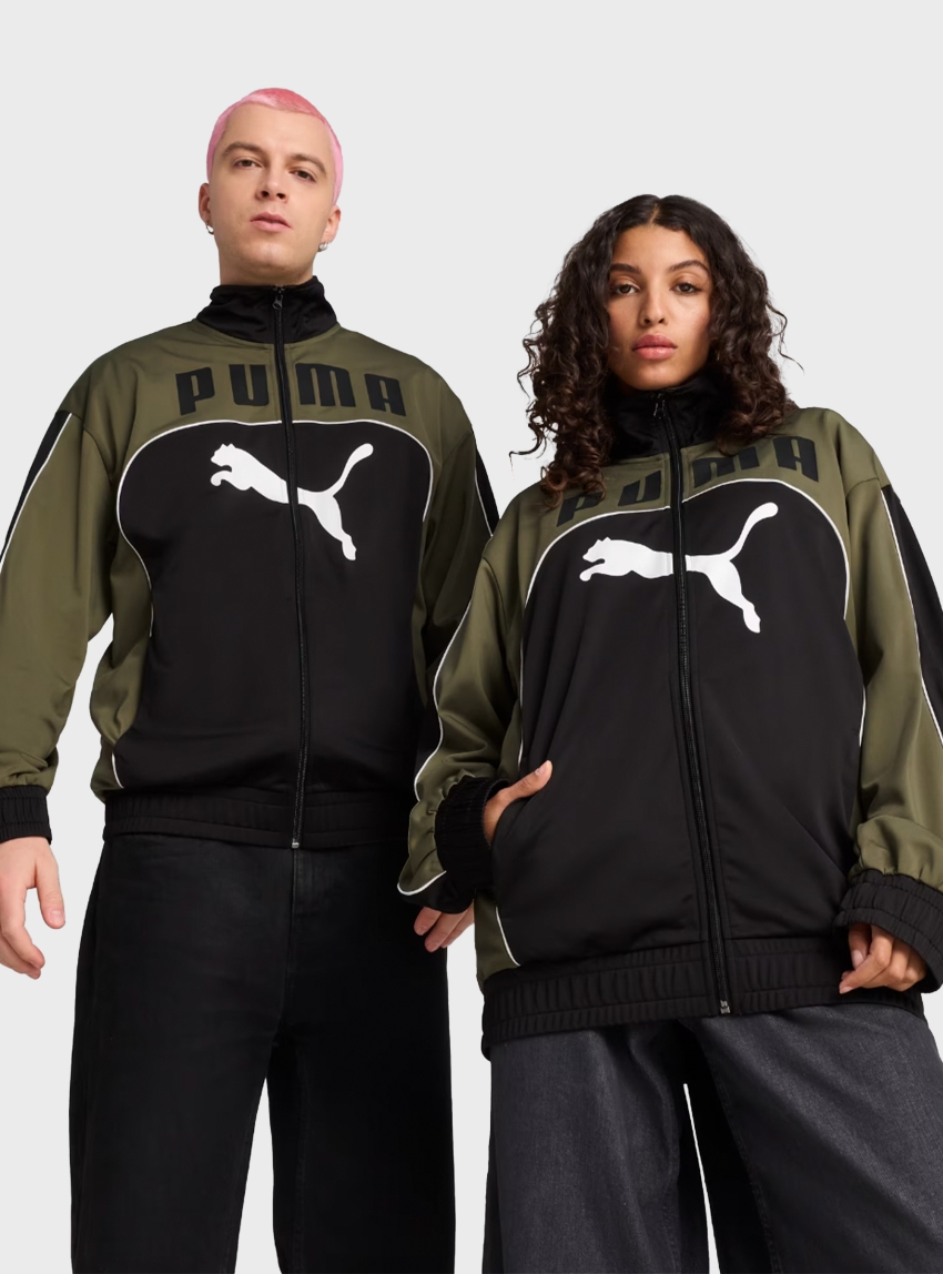 Puma FUTURE ARCHIVE Relaxed Track Jacket - Black
