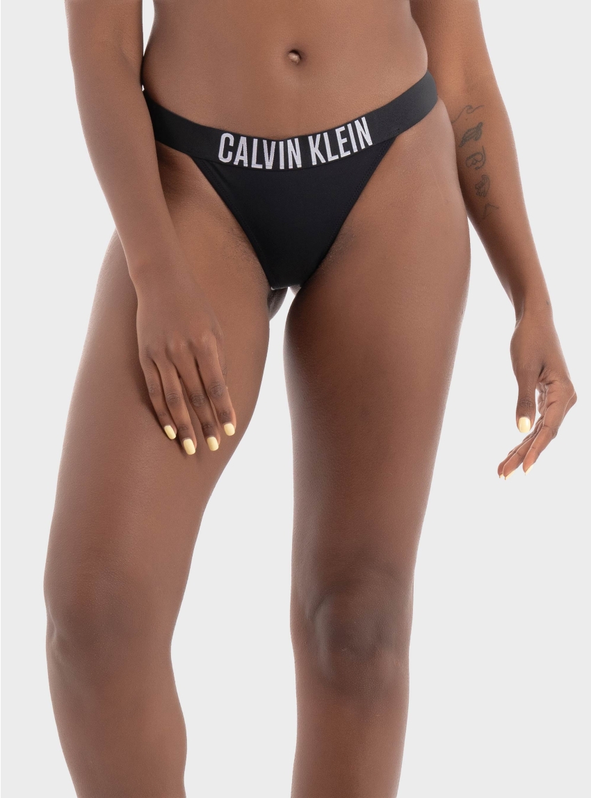 Calvin Klein Brazilian Bikini Bottoms - Black