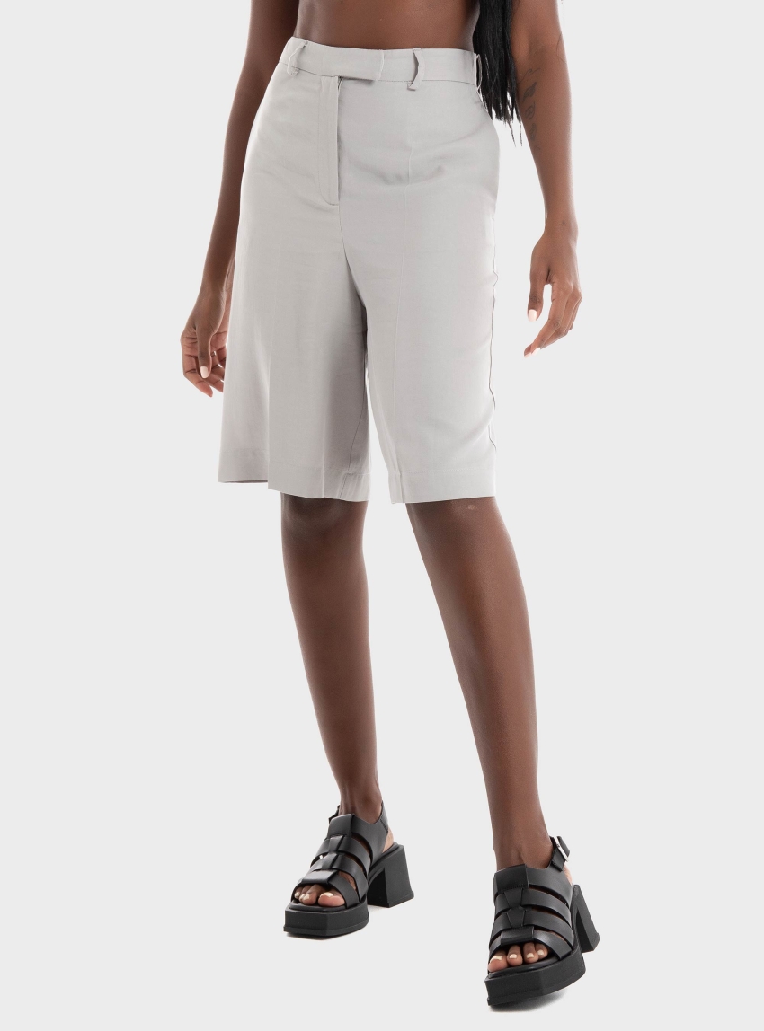 Black & Black  Bermuda - Grey