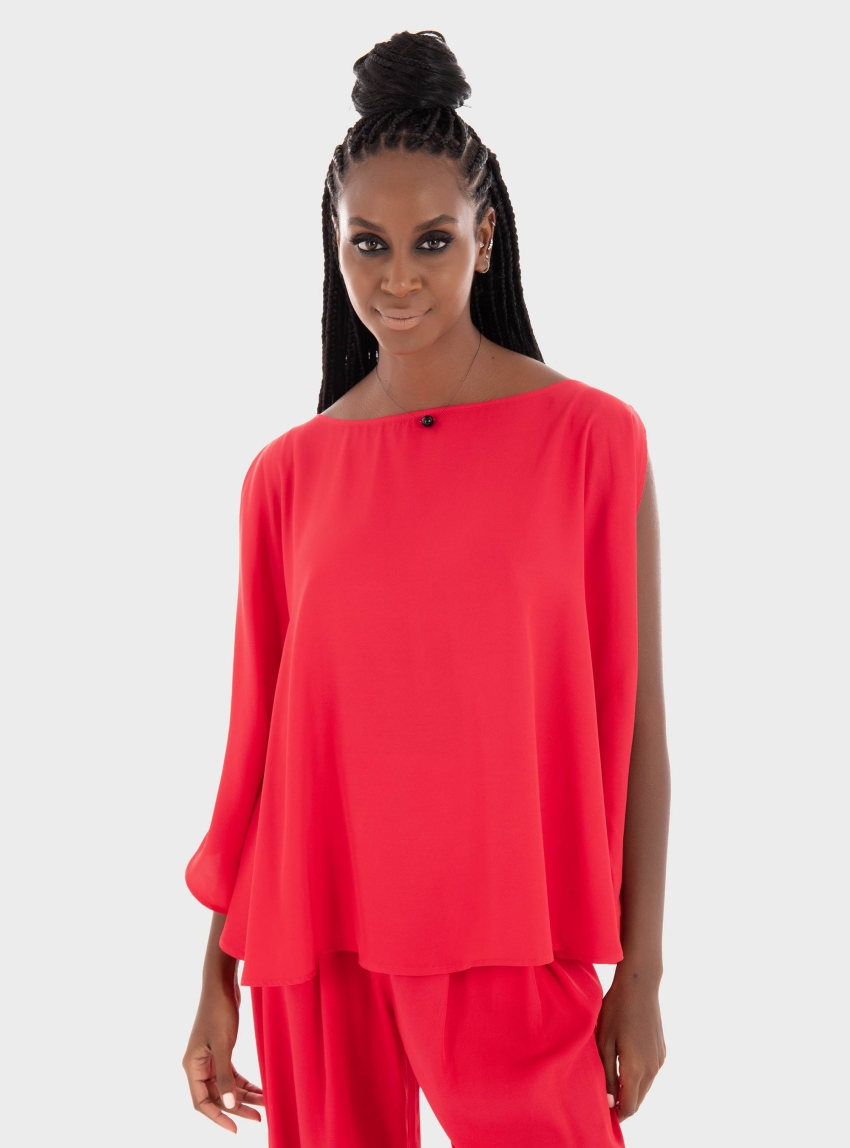 Ioanna Kourbela 'Enlightenment' Top - Hot Pink