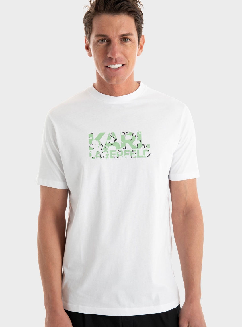 Karl Lagerfeld Crewneck T-Shirt - White