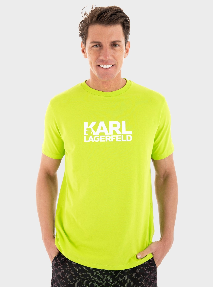 Karl Lagerfeld Crewneck T-Shirt - Green