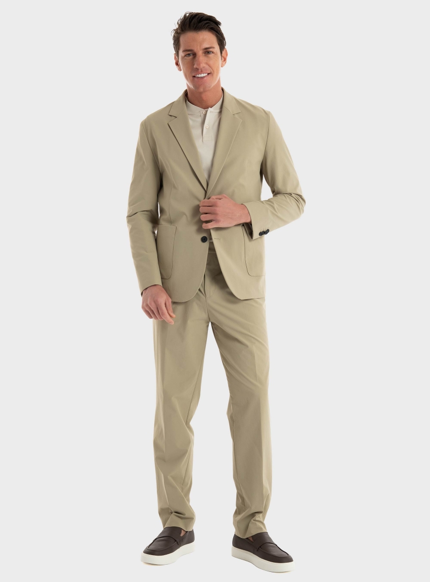 HUGO Slim Fit Suit Hu-Go251X - Beige