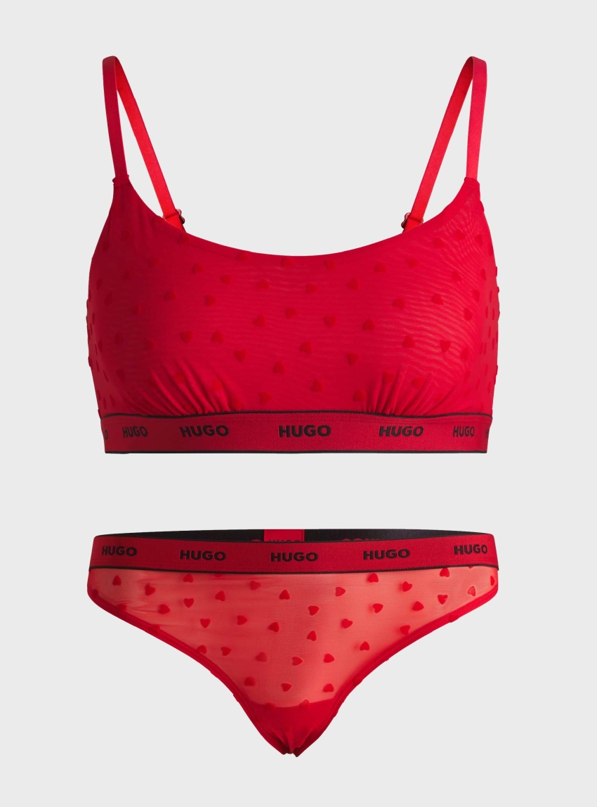 HUGO Lace Set LACE GIFT SET - Red