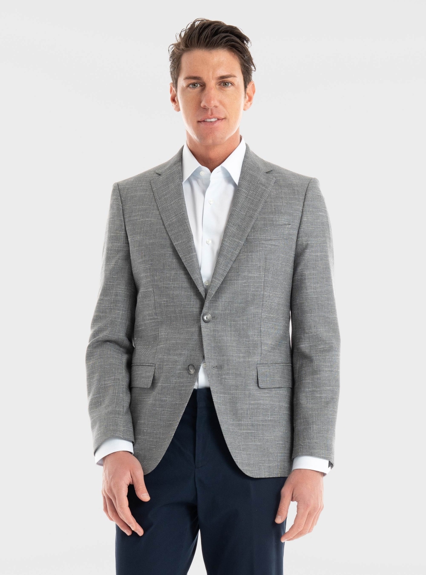BOSS Slim Fit Blazer H-Hutson-251 - Grey