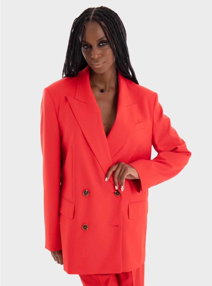 BOSS Double Breasted Blazer Jovana-DB2 - Red